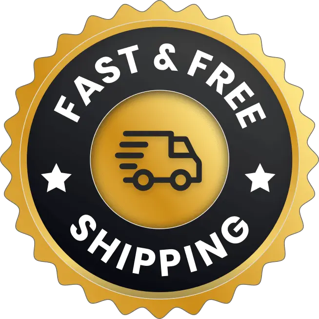 Fast and free shipping