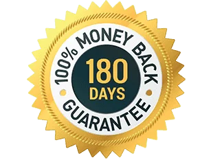 180 day money back guarantee
